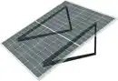 Bild 1 von Schwaiger Solarmodulhalterung für 1 Panel Aluminium schwarz