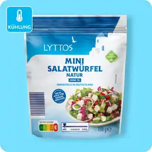 LYTTOS Mini-Salatwürfel, Natur oder Arrabiata