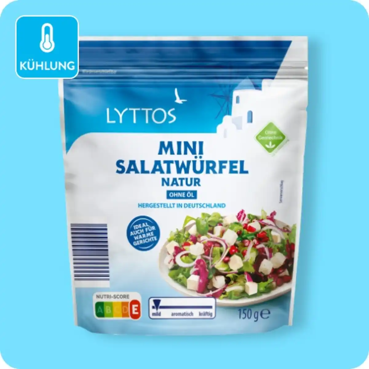 Bild 1 von LYTTOS Mini-Salatwürfel, Natur oder Arrabiata