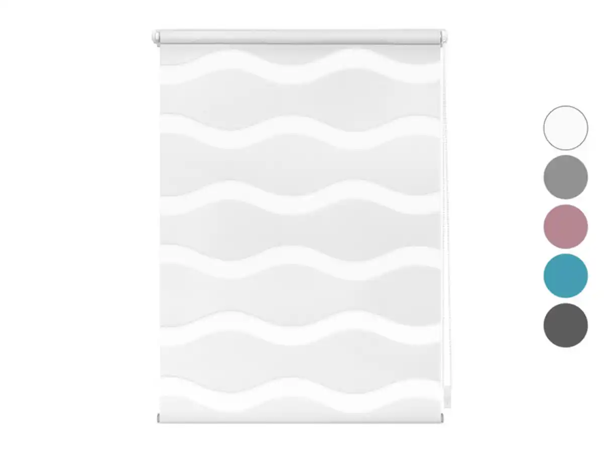 Bild 1 von Lichtblick Lichtblick Duo Rollo Welle Klemmfix, ohne Bohren, ab 45 x 150 cm