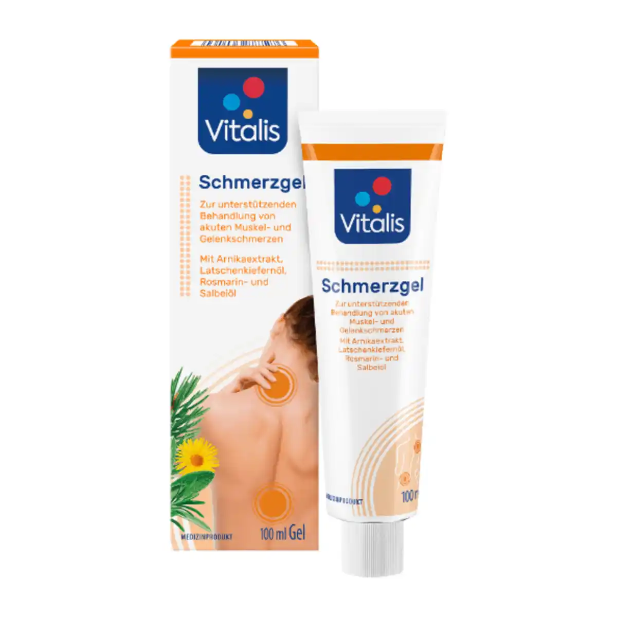 Bild 2 von VITALIS Schmerzgel / Wärme-Pflege-Balsam / Muskel-aktiv-Fluid