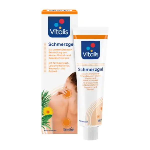 Bild 2 von VITALIS Schmerzgel / Wärme-Pflege-Balsam / Muskel-aktiv-Fluid