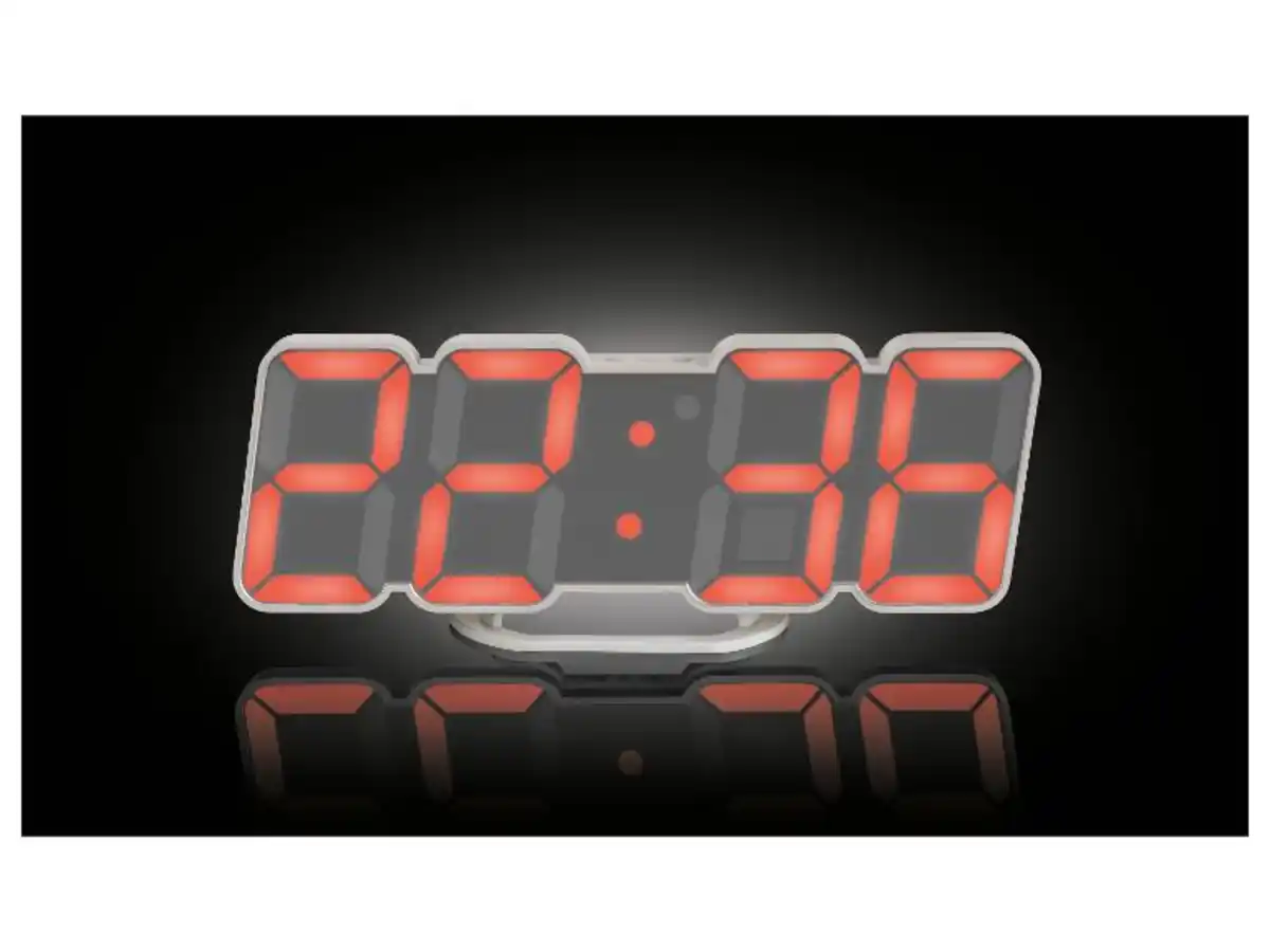 Bild 3 von AURIOL® LED - Wand- und Tischuhr, mit Infrarot - Fernbedienung