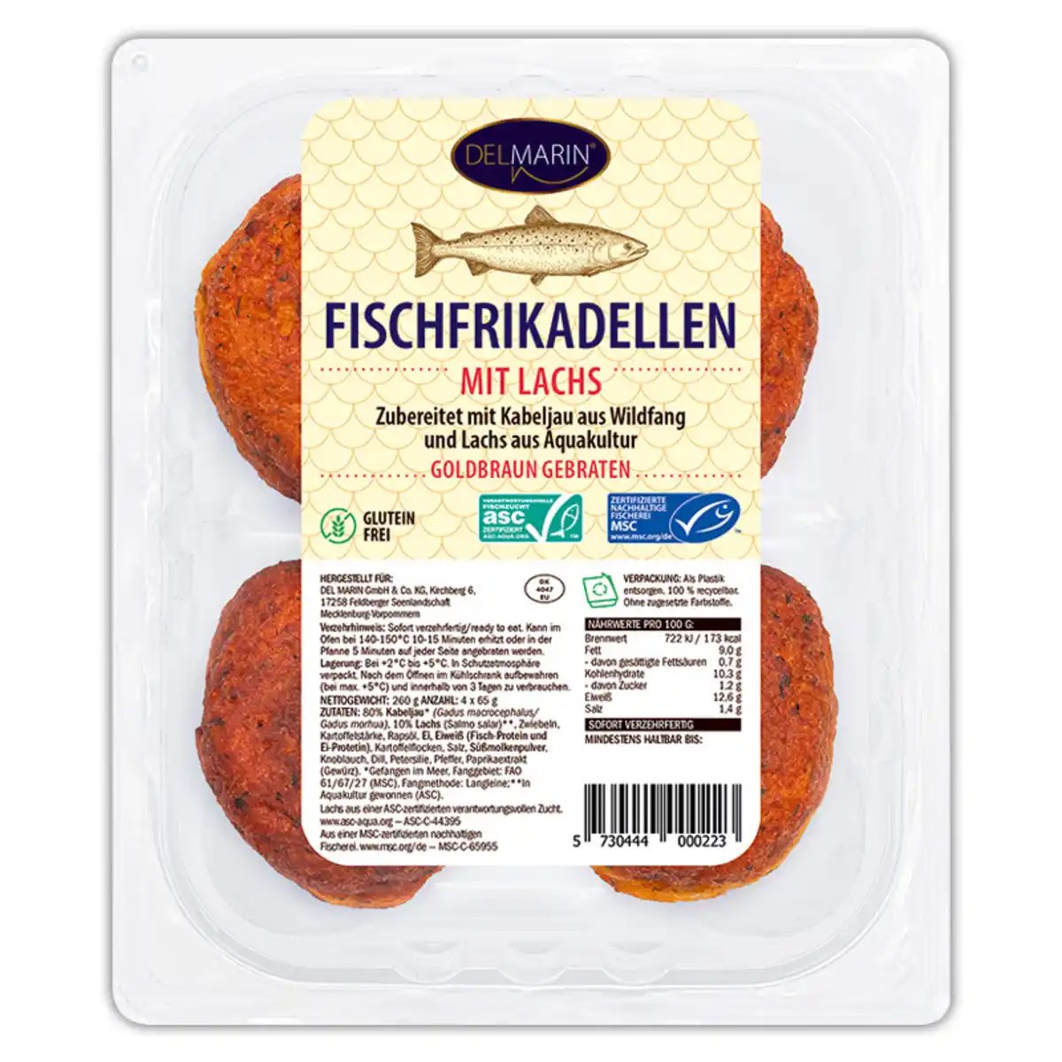 Bild 1 von Del Marin Fischfrikadellen