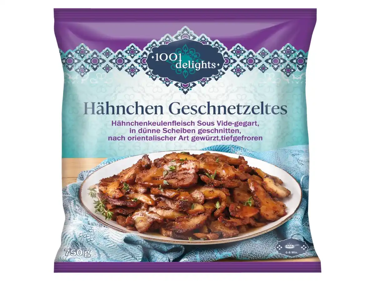 Bild 1 von 1001 delights Hähnchen-Geschnetzeltes,  750 g