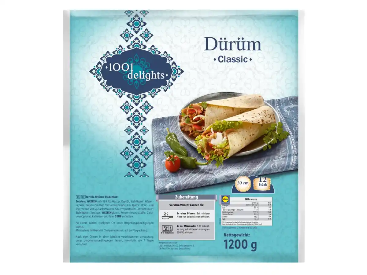 Bild 1 von 1001 delights Dürüm Wraps