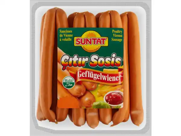 Bild 1 von Suntat Çıtır Sosis Geflügelwiener,  700 g