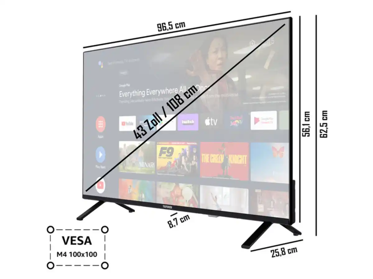 Bild 3 von TELEFUNKEN Fernseher »XUAN751S« Android Smart TV 4K UHD