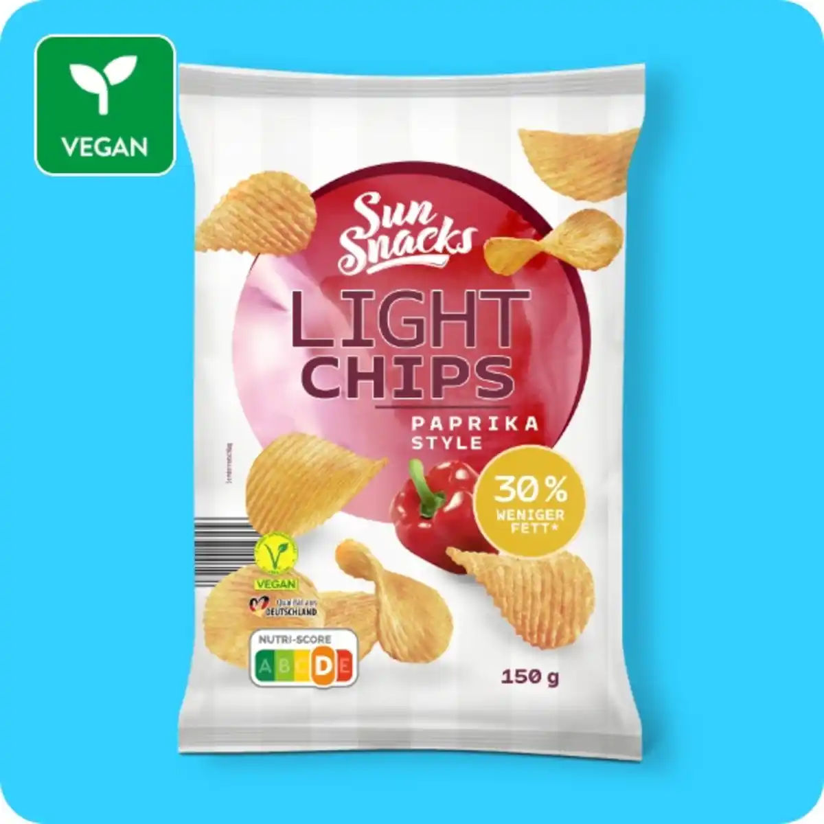 Bild 1 von SUNSNACKS Light Chips, Paprika-Style oder Klassik