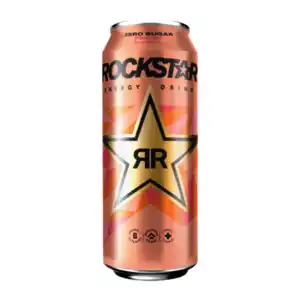ROCKSTAR Energydrink Peach Zero Sugar 0,5L