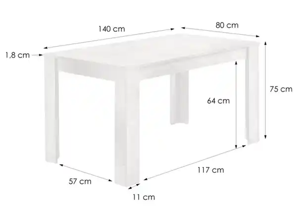 Bild 3 von byLIVING Esstisch »Nepal«, pflegeleicht