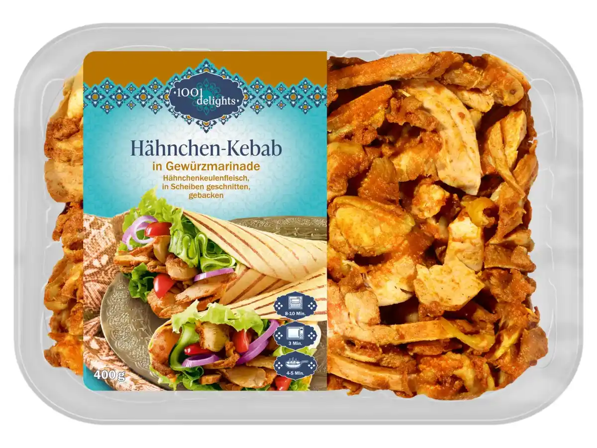 Bild 1 von 1001 delights Hähnchen-Kebab,  400 g