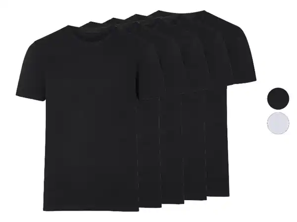 Bild 1 von esmara Men Herren T-Shirts, 5 Stück, mit Rundhalsausschnitt