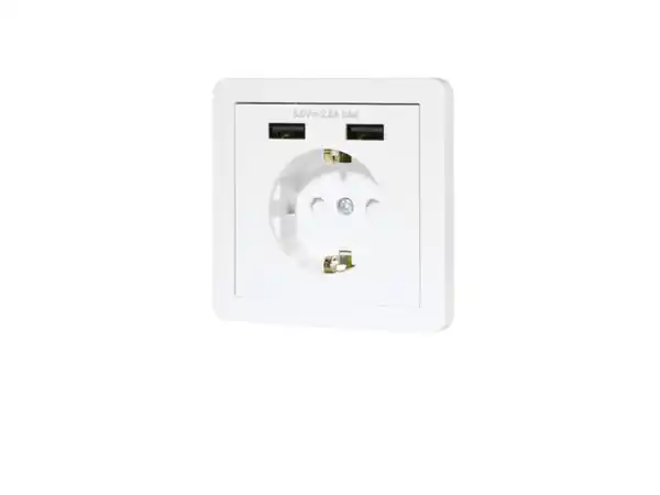 Bild 1 von SILVERCREST® USB-Steckdose, mit Einbaukrallen