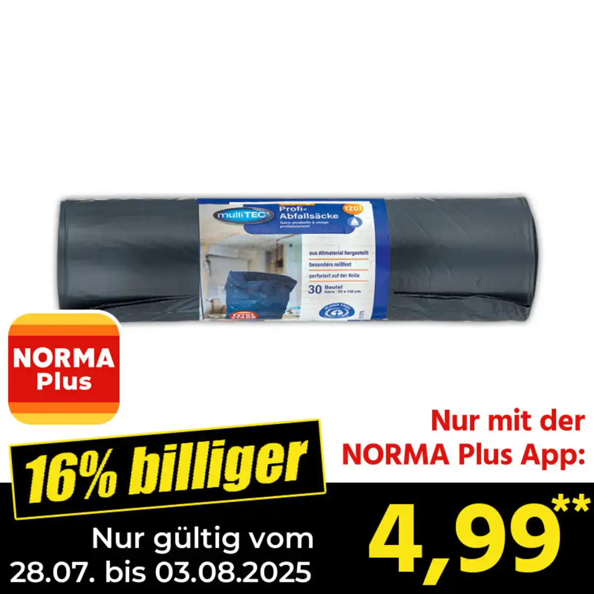 Bild 1 von Multitec Profi-Abfallsäcke