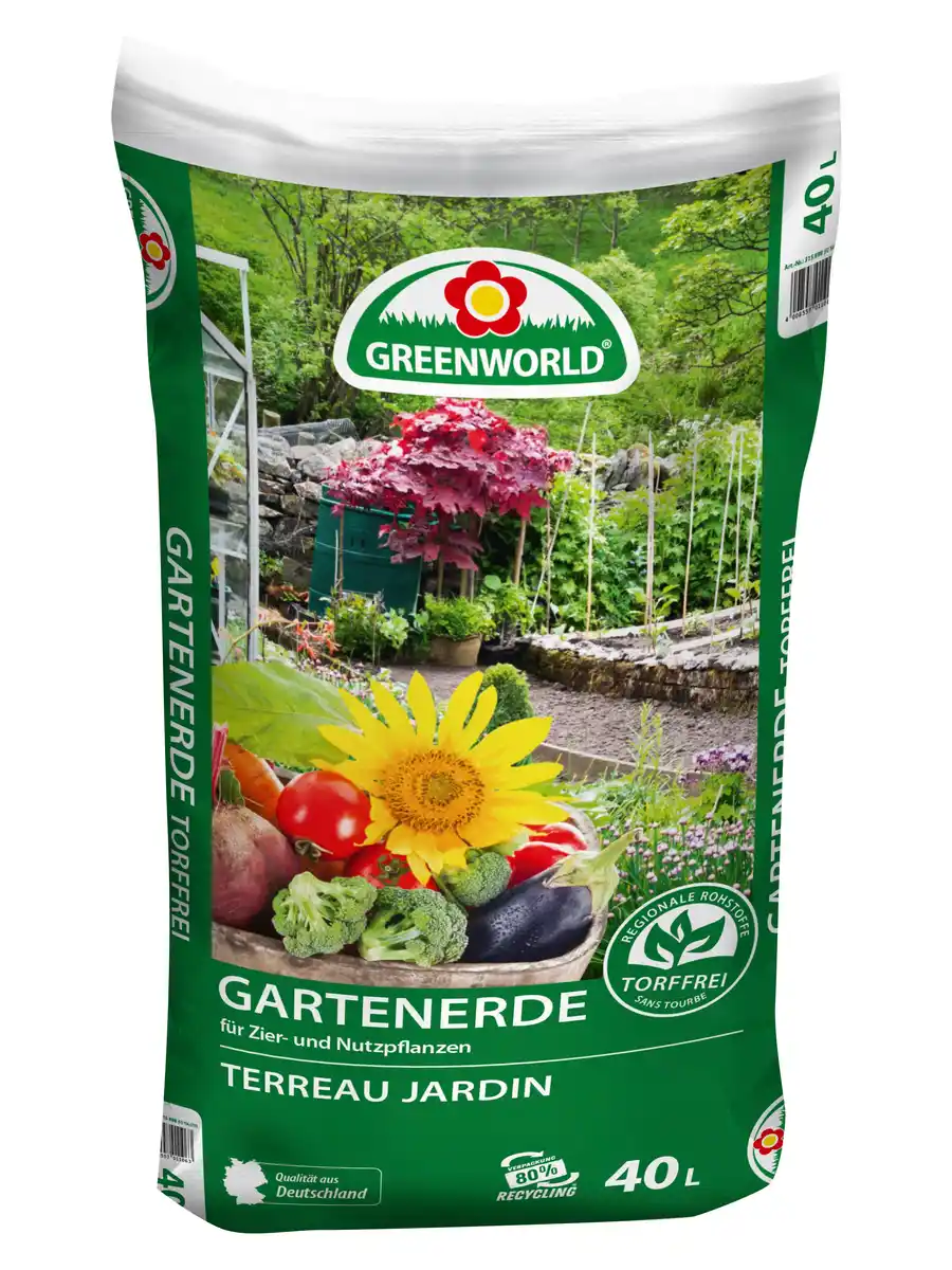 Bild 1 von Greenworld Gartenerde Torffrei 40 L
