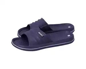 novooo Herren-Badepantolette uni Gr.40-45