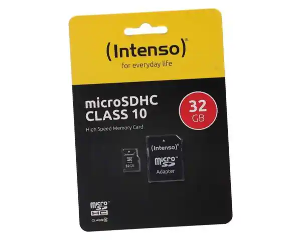 Bild 1 von Intenso Speicherkarte, micro SDHC, 32GB
