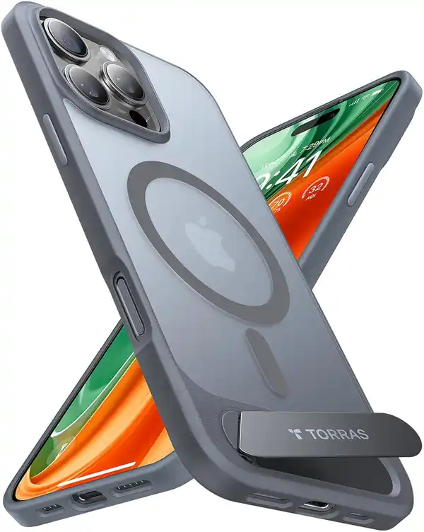 Bild 1 von Pstand Case für iPhone 16 Pro titanium grau
