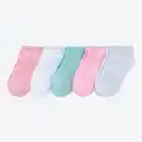 Bild 1 von Kinder-Sneaker-Socken mit Glitterdetails, 5er-Pack