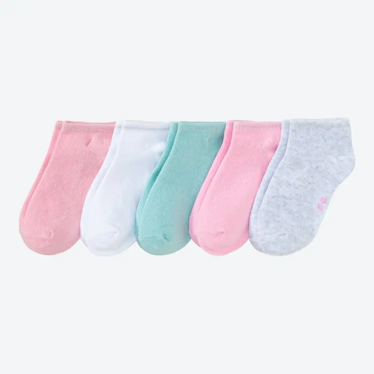 Bild 1 von Kinder-Sneaker-Socken mit Glitterdetails, 5er-Pack