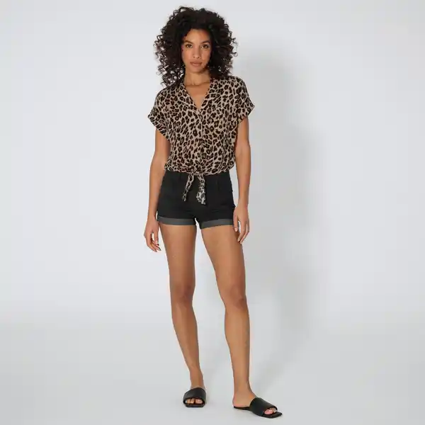 Bild 1 von Damen-Shorts mit Turn-Up