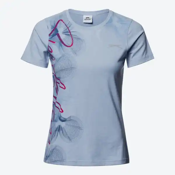 Bild 2 von Slazenger Damen-Funktions-T-Shirt mit Frontaufdruck