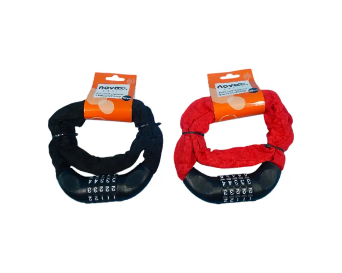 Bild 1 von novooo, Ketten-Zahlenschloss 90/5, für Fahrrad