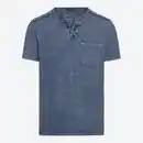 Bild 1 von Herren-T-Shirt mit Henley-Kragen