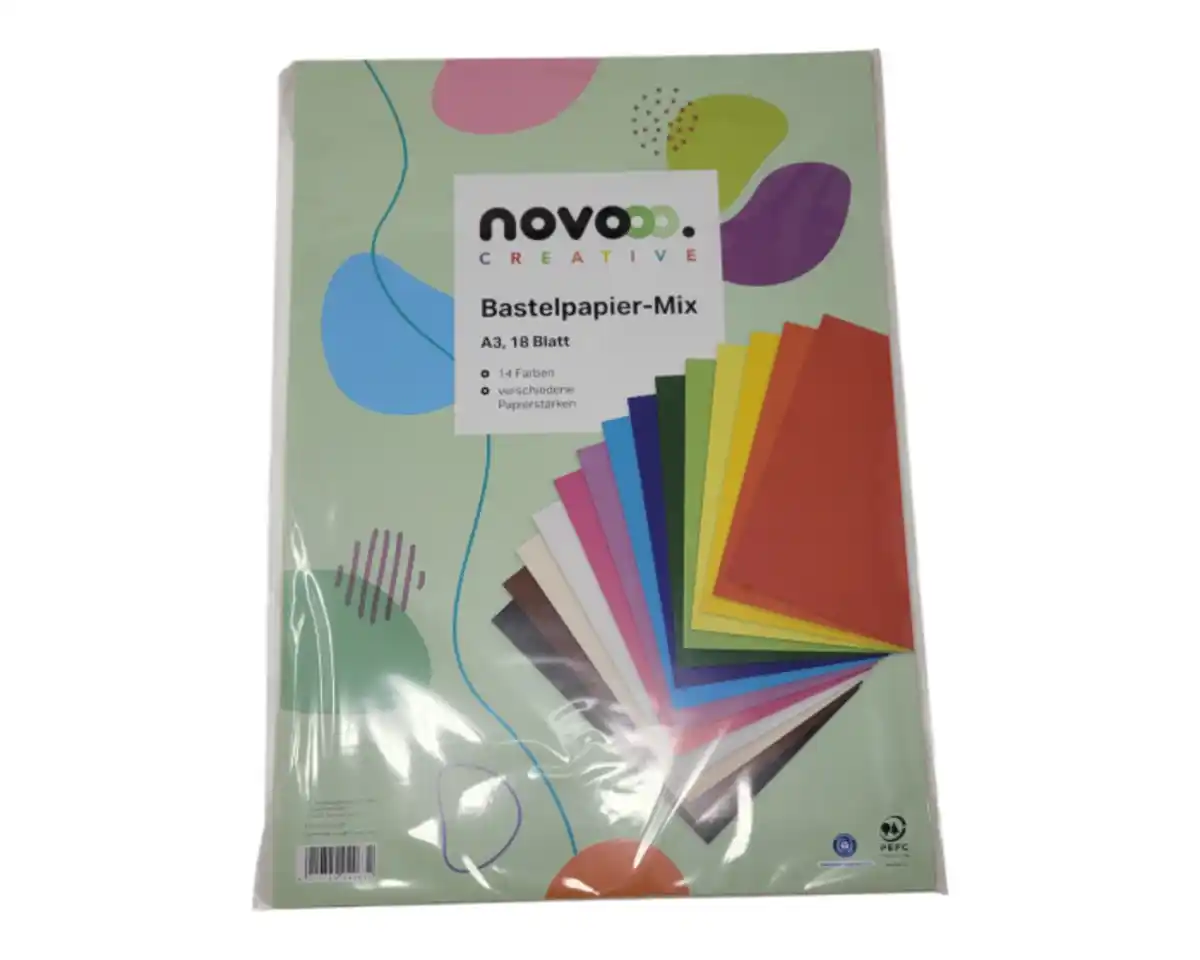 Bild 1 von novooo Bastelpapier A3 Mix