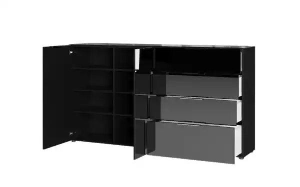 Bild 3 von Kommode Oakland, schwarz, 184 x 102 cm