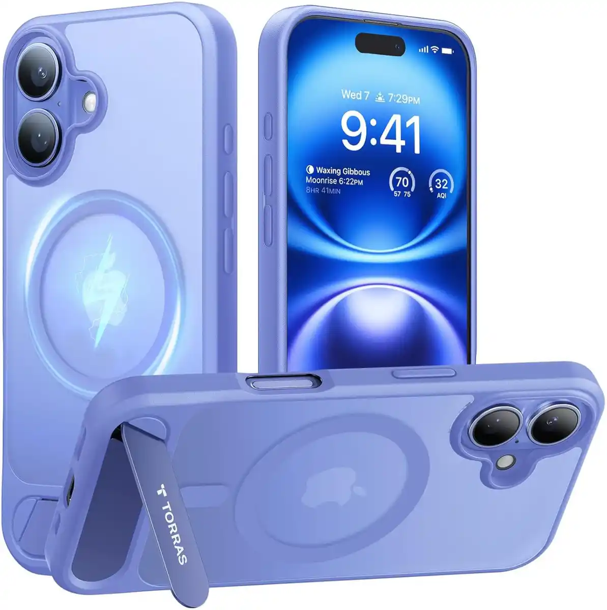 Bild 1 von Pstand Case für iPhone 16 blau