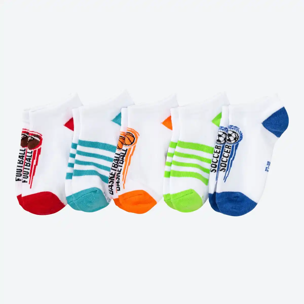 Bild 1 von Kinder-Sneaker-Socken, 5er-Pack