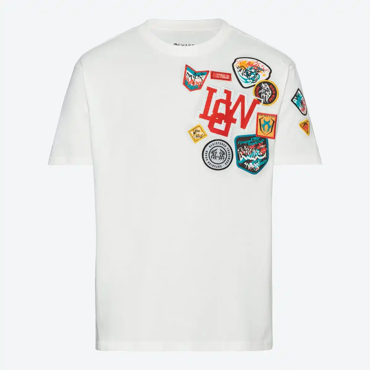 Bild 1 von Herren-T-Shirt mit verschiedenen Badges