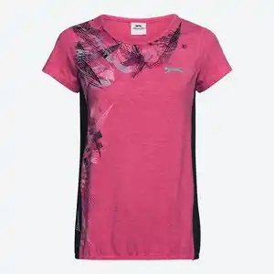 Slazenger Damen-Funktions-T-Shirt mit Rundhalsausschnitt