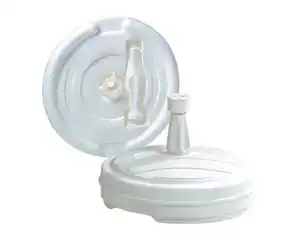 Schirmständer weiß 13l rund