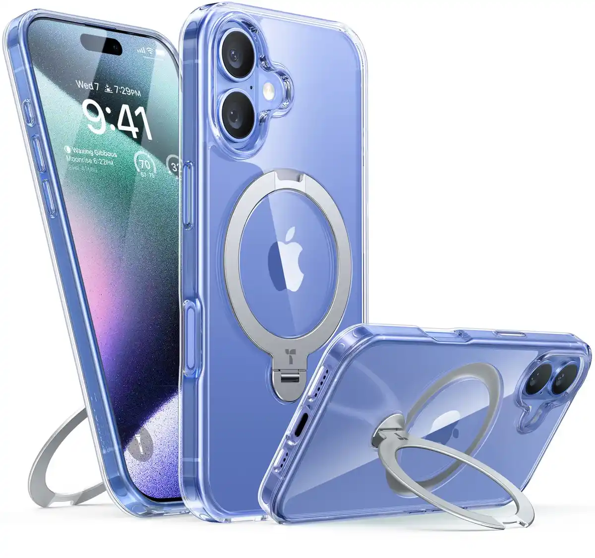 Bild 1 von UPRO Ostand Spin Case für iPhone 16 transparent