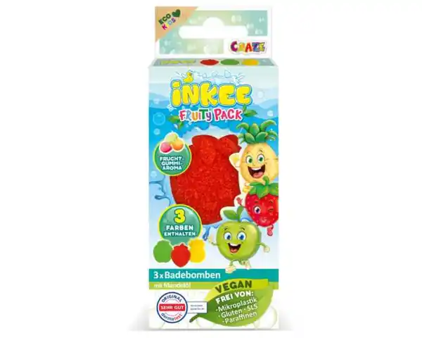 Bild 1 von INKEE Badebombe Fruity 45g