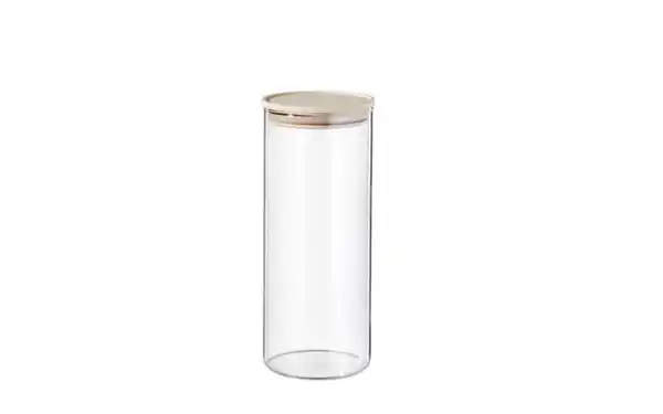 Bild 1 von Vorratsglas mit Buchenholz-Deckel, 1,5 l