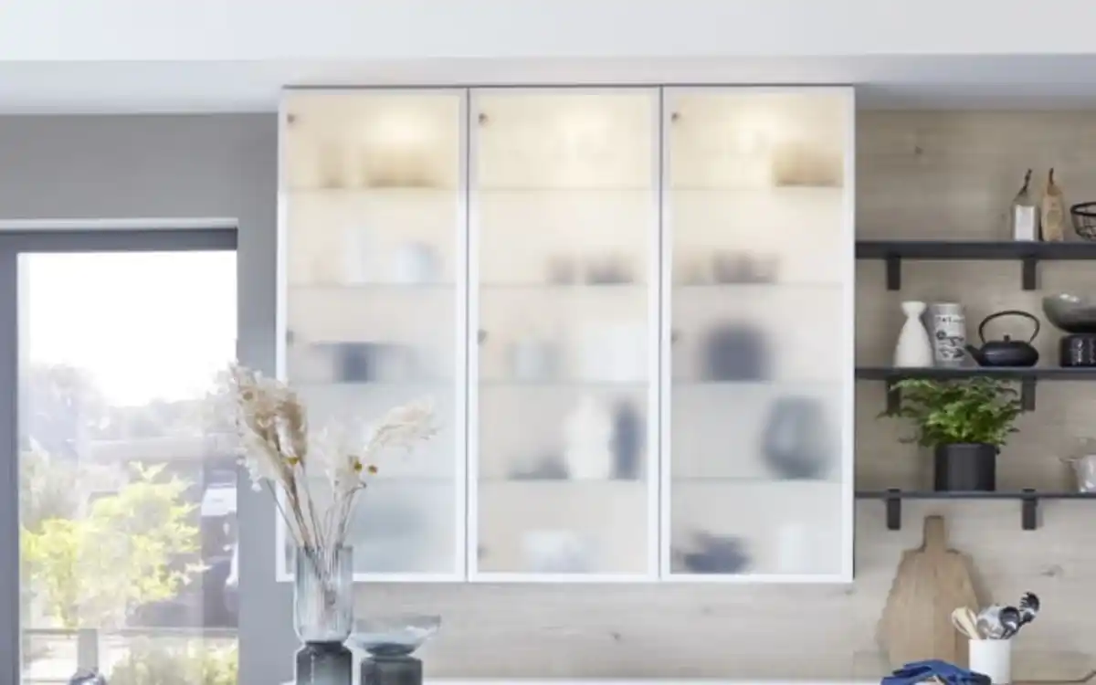 Bild 2 von Nobilia - Einbauküche Esilia, fjordblau, inkl. AEG Elektrogeräte