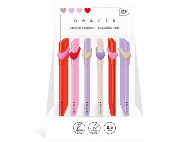 Bild 1 von Gelschreiber Hearts, radierbar