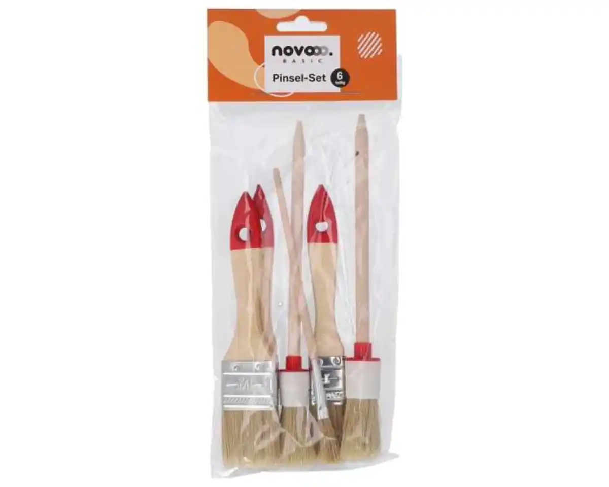 Bild 1 von novooo Pinselset 6tlg. flach