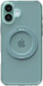 Ostand Pro Case für iPhone 16 transparent/grün