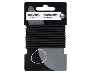 novooo Haargummi 10er schwarz