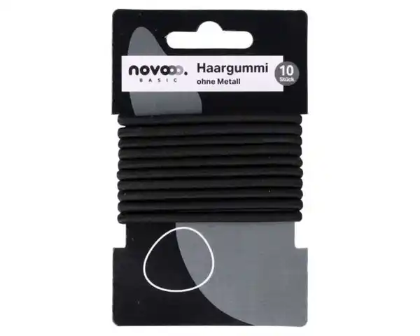 Bild 1 von novooo Haargummi 10er schwarz