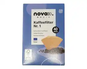 novooo Kaffeefilter Gr.1 40 Stück