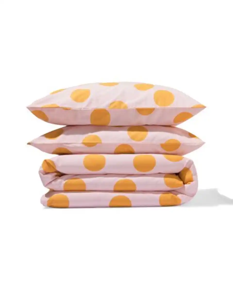 Bild 3 von Bettbezug 240x220 cm weiche Baumwolle Punkte rosa