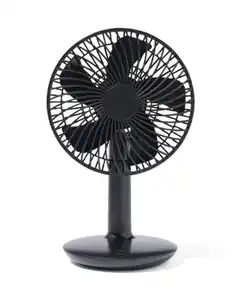 Tischventilator, kabellos, leise, schwarz, Ø 16 cm