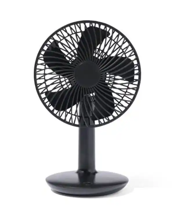 Bild 1 von Tischventilator, kabellos, leise, schwarz, Ø 16 cm