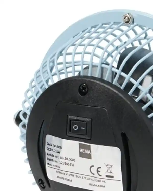 Bild 3 von USB-Ventilator in Blau